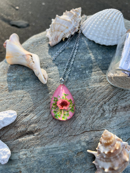 Rose Flower Necklace